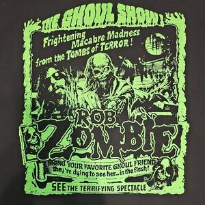 Hanes Black Tee with Green Graphic